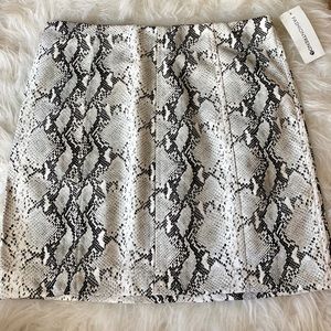 Faux Snake Skirt